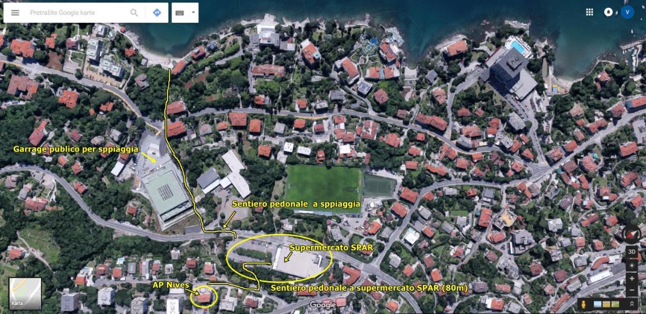 Apartment Nives Opatija Buitenkant foto